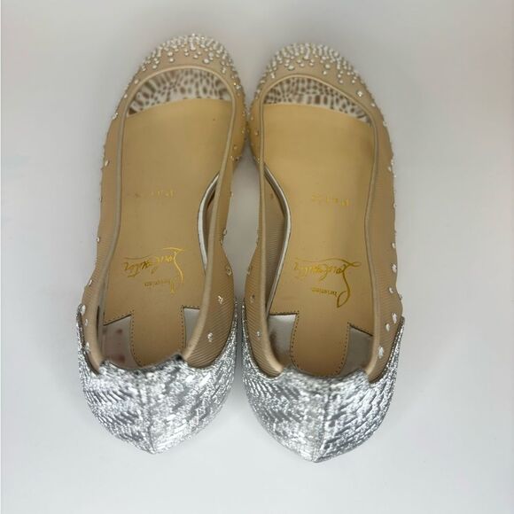 Christian Louboutin Patinotte Flat Strass 37 - Picture 10 of 14